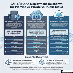 SAP S/4HANA Deployment Taxonomy: Implementation and Governance Strategies